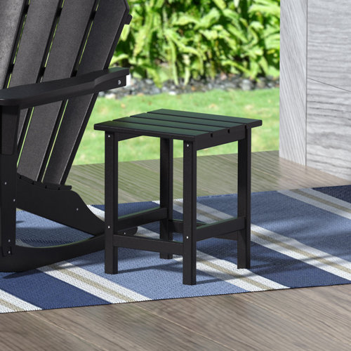 Shavon All Weather Adirondack Outdoor HDPE Side Table